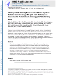 Cover page: Challenges with defining response to antitumor agents in pediatric neuro‐oncology: A report from the response assessment in pediatric neuro‐oncology (RAPNO) working group