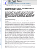 Cover page: Clinical and Laboratory Predictors of Dehydration Severity in Children With Diabetic Ketoacidosis.