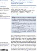 Cover page: Polygenic association between attention-deficit/hyperactivity disorder liability and cognitive impairments