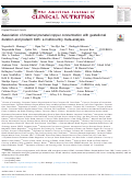 Cover page: Association of maternal prenatal copper concentration with gestational duration and preterm birth: a multicountry meta-analysis.