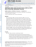 Cover page: Aberrant Modulation of Brain Oscillatory Activity&nbsp;and Attentional Impairment in Attention-Deficit/Hyperactivity Disorder