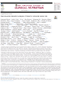 Cover page: Genome-wide interaction analysis of folate for colorectal cancer risk.