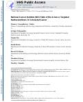 Cover page: National Cancer Institute (NCI) state of the science: Targeted radiosensitizers in colorectal cancer