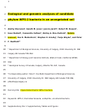 Cover page: Ecological and genomic analyses of candidate phylum WPS‐2 bacteria in an unvegetated soil