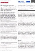 Cover page: Effectiveness of mRNA Vaccines Against COVID-19 Hospitalization by Age and Chronic Medical Conditions Burden Among Immunocompetent US Adults, March-August 2021