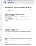 Cover page: Safety, uptake, and use of a dapivirine vaginal ring for HIV-1 prevention in African women (HOPE): an open-label, extension study