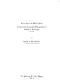 Cover page: Anything but Routine: A Selectively Annotated Bibliography of William S. Burroughs v. 4.0