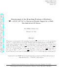 Cover page: Measurement of the branching fractions of exclusive B̄ → D/D <sup>*</sup>/D(<sup>*</sup>)πℓ-̄νℓ decays in events tagged by a fully reconstructed B meson