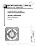 Cover page: The Dynamics of Fragment Formation