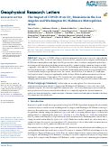 Cover page: The Impact of COVID‐19 on CO2 Emissions in the Los Angeles and Washington DC/Baltimore Metropolitan Areas