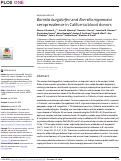 Cover page: Borrelia burgdorferi and Borrelia miyamotoi seroprevalence in California blood donors