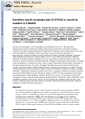 Cover page: Hereditary Spastic Paraplegia Type 43 (SPG43) is Caused by Mutation in C19orf12