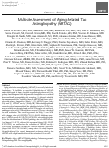 Cover page: Multisite Assessment of Aging-Related Tau Astrogliopathy (ARTAG).