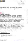 Cover page: Low-diffusion Xe-He gas mixtures for rare-event detection: electroluminescence yield