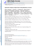 Cover page: Systematic Analysis of Splice-Site-Creating Mutations in Cancer