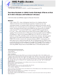 Cover page: Functional variants in the LRRK2 gene confer shared effects on risk for Crohns disease and Parkinsons disease.