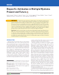 Cover page: Bispecific Antibodies in Multiple Myeloma: Present and Future.