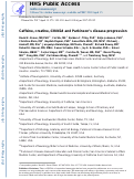 Cover page: Caffeine, creatine, GRIN2A and Parkinson's disease progression.