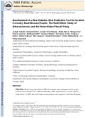 Cover page: Development of a new diabetes risk prediction tool for incident coronary heart disease events: The Multi-Ethnic Study of Atherosclerosis and the Heinz Nixdorf Recall Study