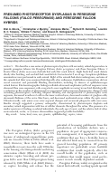 Cover page: PRESUMED PHOTORECEPTOR DYSPLASIAS IN PEREGRINE FALCONS ( FALCO PEREGRINUS) AND PEREGRINE FALCON HYBRIDS.