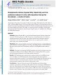 Cover page: Brexpiprazole reduces hyperactivity, impulsivity, and risk-preference behavior in mice with dopamine transporter knockdown—a model of mania