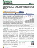 Cover page: Robust Evidence of <sup>14</sup>C, <sup>13</sup>C, and <sup>15</sup>N Analyses Indicating Fossil Fuel Sources for Total Carbon and Ammonium in Fine Aerosols in Seoul Megacity.