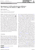 Cover page: Measurement of Λ(1520) production in pp collisions at s=7TeV and p–Pb collisions at sNN=5.02TeV