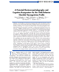 Cover page: A Potential Electroencephalography and Cognitive Biosignature for the Child Behavior Checklist–Dysregulation Profile