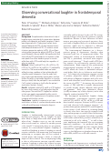 Cover page: Observing conversational laughter in frontotemporal dementia.