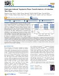 Cover page: Hydrogen-Induced Topotactic Phase Transformations of Cobaltite Thin Films