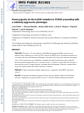 Cover page: Homozygosity for the A431E mutation in PSEN1 presenting with a relatively aggressive phenotype.