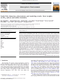 Cover page: South Pole Antarctica observations and modeling results: New insights on HOx radical and sulfur chemistry