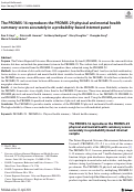 Cover page: The PROMIS-16 reproduces the PROMIS-29 physical and mental health summary scores accurately in a probability-based internet panel