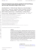 Cover page: Characterizing the target selection pipeline for the Dark Energy Spectroscopic Instrument Bright Galaxy Survey