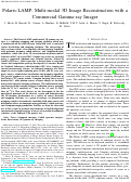 Cover page: Polaris-LAMP: Multi-Modal 3-D Image Reconstruction With a Commercial Gamma-Ray Imager