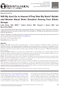 Cover page: Will My Soul Go to Heaven If They Take My Brain? Beliefs and Worries About Brain Donation Among Four Ethnic Groups