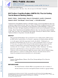 Cover page: NIH Toolbox Cognition Battery (NIHTB-CB): List Sorting Test to Measure Working Memory