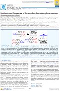 Cover page: Synthesis and Properties of Quinoxaline-Containing Benzoxazines and Polybenzoxazines