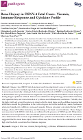 Cover page: Renal Injury in DENV-4 Fatal Cases: Viremia, Immune Response and Cytokine Profile.