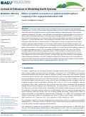 Cover page: Effects of explicit convection on global land‐atmosphere coupling in the superparameterized CAM