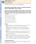 Cover page: Relationship of immunologic response to antiretroviral therapy with non-AIDS defining cancer incidence