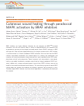 Cover page: Cutaneous wound healing through paradoxical MAPK activation by BRAF inhibitors