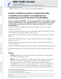 Cover page: Incidence of diabetes according to metabolically healthy or unhealthy normal weight or overweight/obesity in postmenopausal women: the Womens Health Initiative.