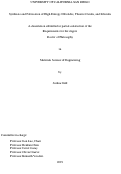 Cover page: Synthesis and Fabrication of High Entropy Diborides, Fluorite Oxides, and Silicides