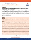 Cover page: Comorbidities of COPD have a major impact on clinical outcomes, particularly in African Americans.