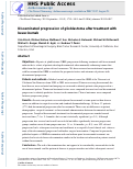 Cover page: Disseminated progression of glioblastoma after treatment with bevacizumab