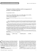 Cover page: Treatment-related morbidity and the management of pediatric craniopharyngioma: a systematic review.