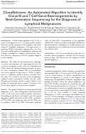 Cover page: CloneRetriever: An Automated Algorithm to Identify Clonal B and T Cell Gene Rearrangements by Next-Generation Sequencing for the Diagnosis of Lymphoid Malignancies