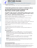 Cover page: Undetectable gadolinium brain retention in individuals with an age‐dependent blood‐brain barrier breakdown in the hippocampus and mild cognitive impairment