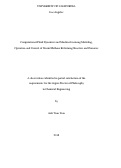 Cover page: Computational Fluid Dynamics and Machine Learning Modeling, Operation and Control of Steam Methane Reforming Reactors and Furnaces